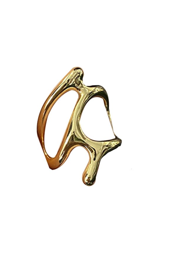Yammee Two Hands Than Heart Rings Punk Gothic Hip Hop Band Jewelry Charm Statement Gift