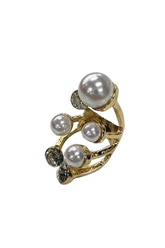 Yammee Two Hands Than Heart Rings Punk Gothic Hip Hop Band Jewelry Charm Statement Gift