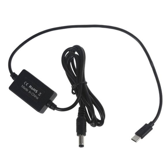 Yammee Tyep C USB C 12V PD to 8.4V Power Supply Cable for Bicycle LED Headlight Lamp