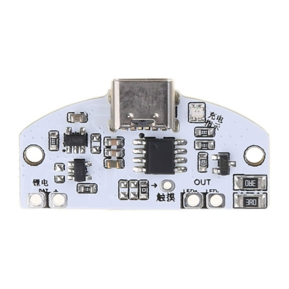 Yammee Type C Desk Lamp Control Module with USB Charging and Stepless Dimming
