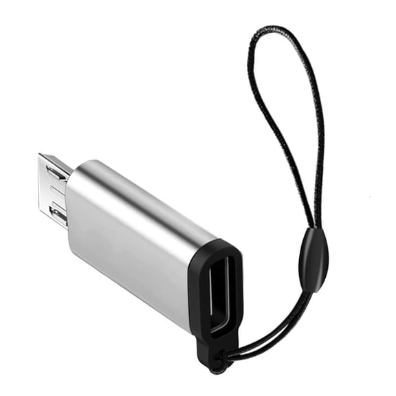 Yammee Type C Female to Micro USB Male Converter Support Charging & Data Sync USB C to Micro USB Adapter Connector with Lanyard