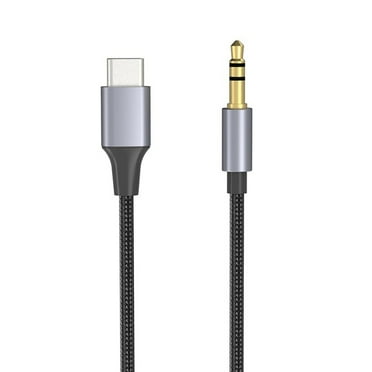 Yammee Type C to 3.5mm AUX Cord Aux Cable USB C to 3.5mm Port Male Connectors Adapters Wire Headphone Stereoed Car Cord