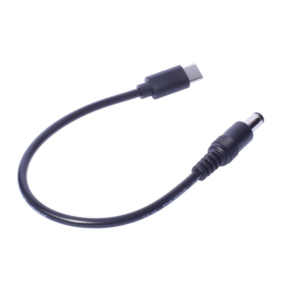 Yammee Type C to DC5.5x2.5mm Male Extension Charge Cable for Tablets Cell Phones 20cm