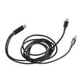 thumbnail image 1 of Yammee Type C to USB 5Pin and Type C Splitter Cord 27W 1 to 2 Male Connectors Fast Charging Cable Wire for Multiple Devices, 1 of 16