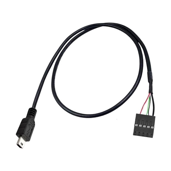 Yammee USB 2.0 Mini 5Pin Male to 9Pin Female Cable Conversion Cable for Electronics