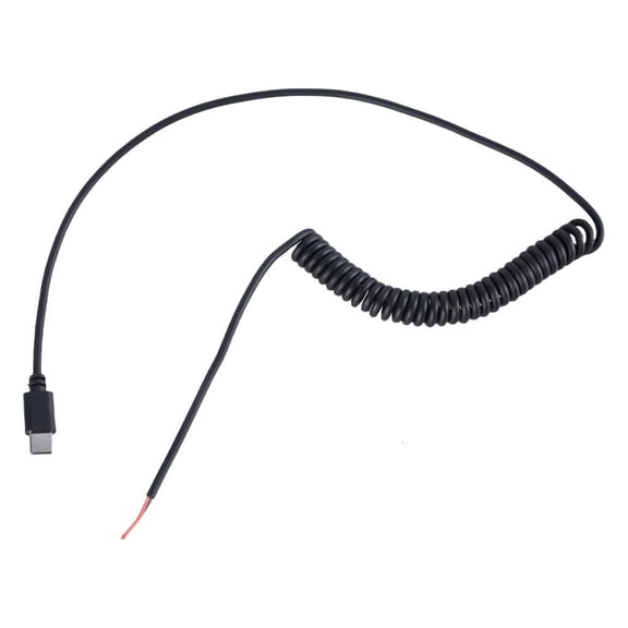 Yammee USB C Cable Type C Male 2Pin Pigtail Cable for 5V Equipment Charging DIY Repair