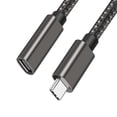 thumbnail image 1 of Yammee USB C Extension PD60W USB C Charging Cable for Laptop/Tablet/Phone Data Cord, 1 of 11