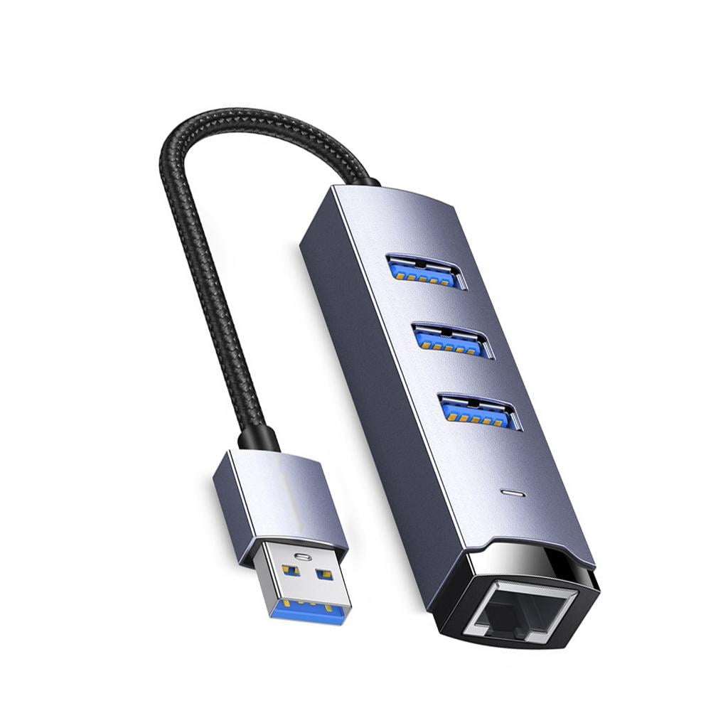 Yammee USB C to Ethernet Adapter Aluminum USB Hub with Gigabit Ethernet ...