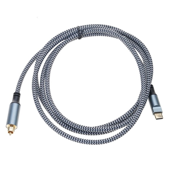 Yammee USB C to Fiber Optical Sound Sound Converter Cable SPDIF Port Connection