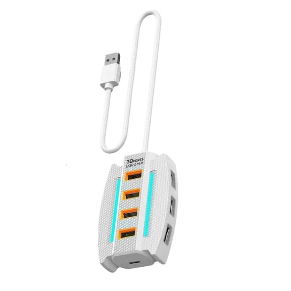 Yammee USB Extension for Keyboard Laptop USB 2.0 Hub Data Transfer Expander 120cm Cable