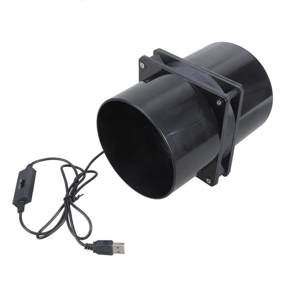 Yammee USB Powered 120mm Duct Fan 3 Speed Quiet Exhaust System Indoor Outdoor Ventilation