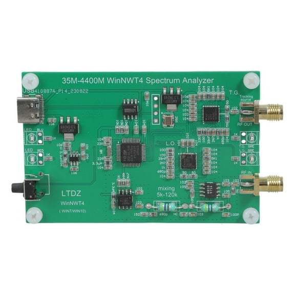 Yammee USB Powered RF Spectrum Analyzers 35MHz to 4400MHz with Tracking Source for Lab