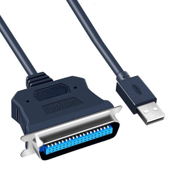 Yammee USB to CN36 Parallel Port Printer Cable USB to 36 Pin Parallel Printer Adapter Cable Converter Cord Printing Accessories