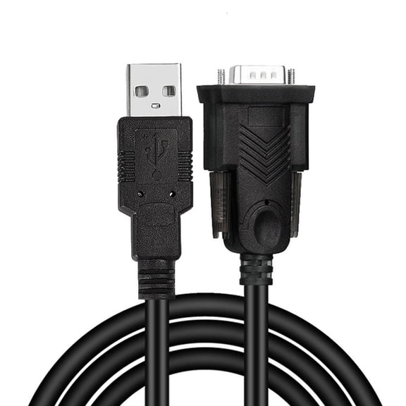 Yammee USB to RS232 Serial 9Pin Male Adapter Cable Connector Data Cable for Electronic Device Camera Desktop Laptop Printer