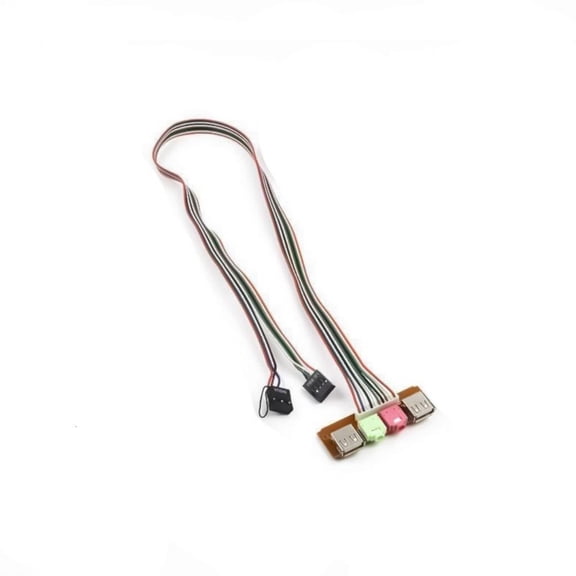 Yammee USB2.0 Port 3.5mm Front Panel Replacement for PC Computer Case Motherboard