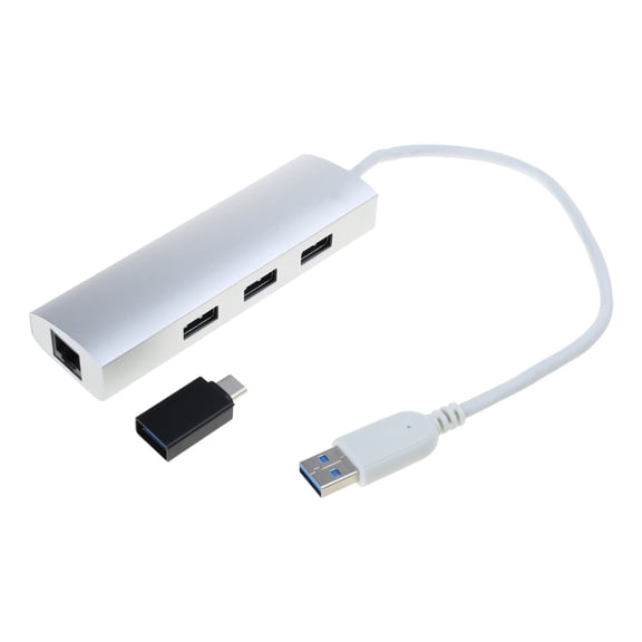 Yammee USB3.0 to Ethernet Adapters Gigabits USB Hub Ethernet Networking USB Expander