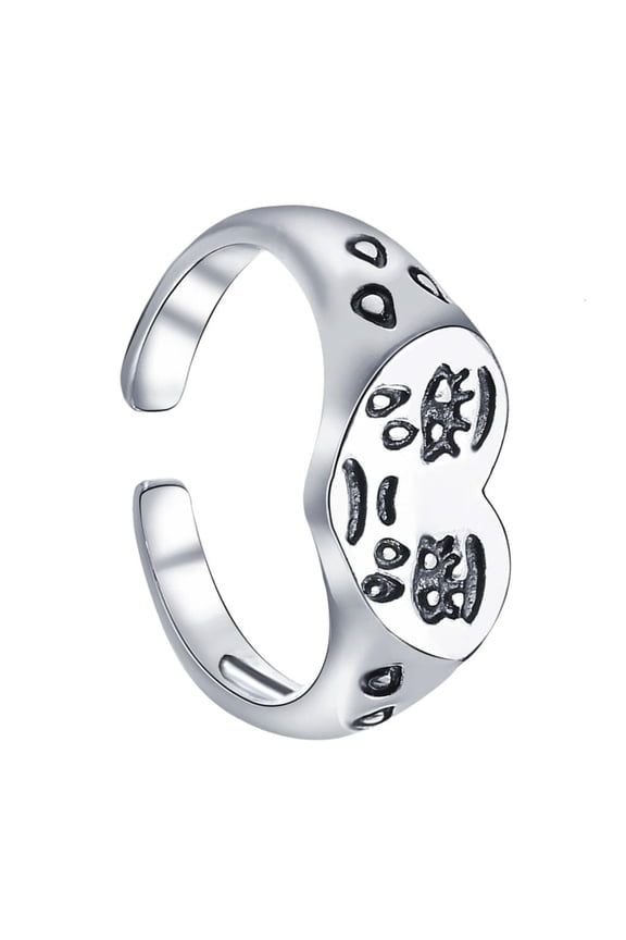 Yammee Unique Crying Face Love Rings Fashion Statement Accessory for Daily Wear