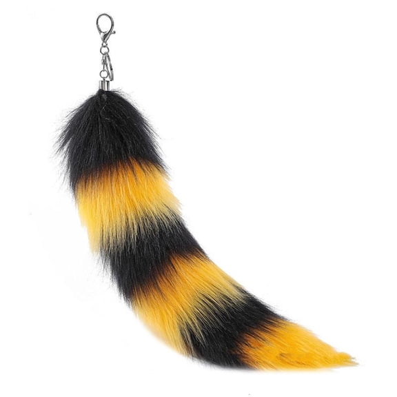 Yammee Unique Key Charm Colorful Pendant Animal Tail Pendant Key Ornament Bag Pendant