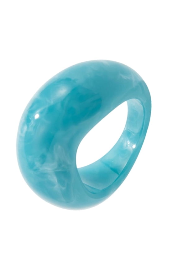Yammee Unique Resin Ring Stackable Joint Ring Fashion Statement Finger Accessories