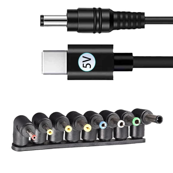 Yammee Universal DC5521 Power Adapter for Security Camera Routers and Laptops