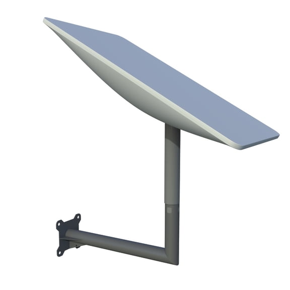 Yammee Universal Metal Wall Mount Bracket for Rectangular Satellite V2 Accessories