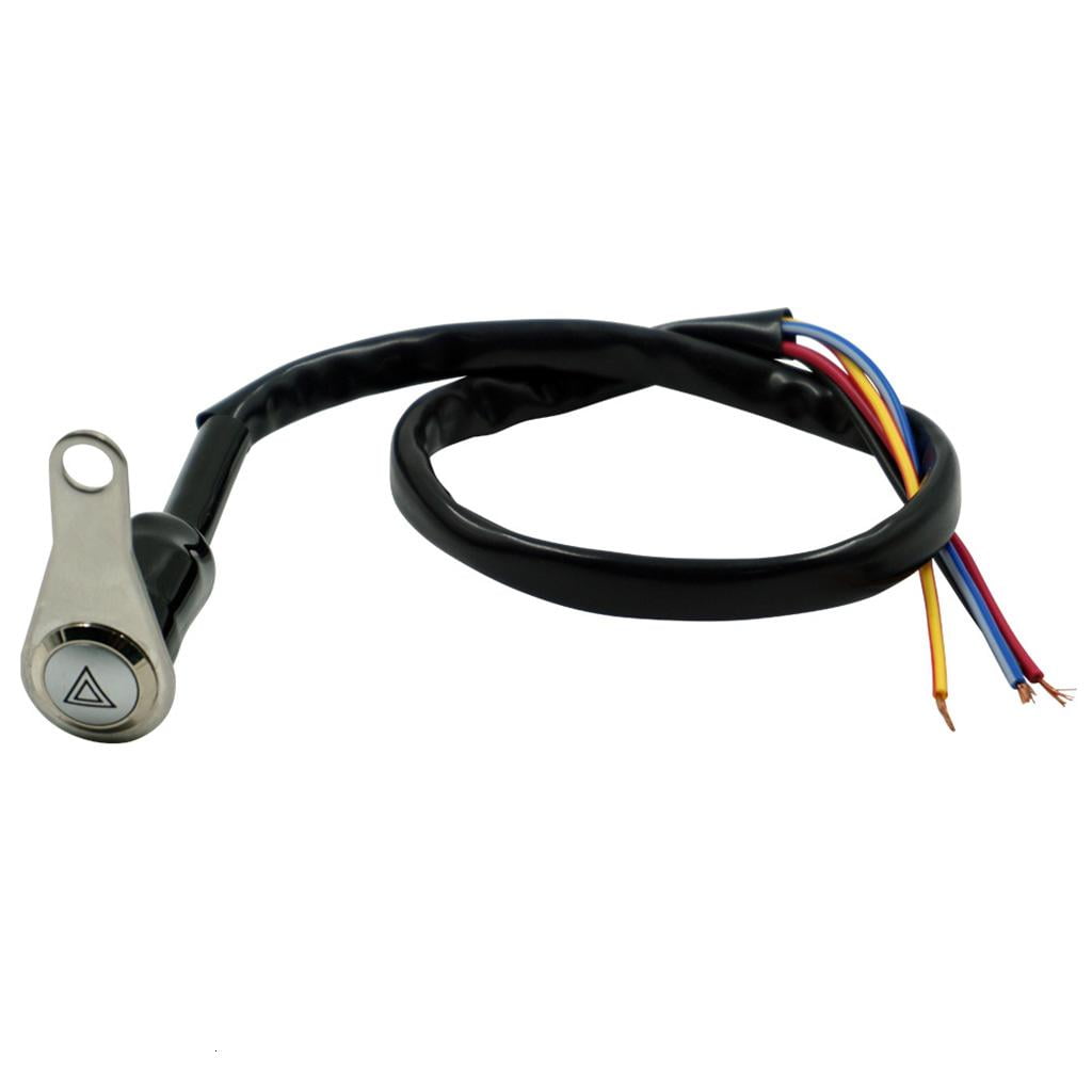 Yammee Universal Steel LED Motorcycle Switch ON-Off Handlebar Motorbike ...