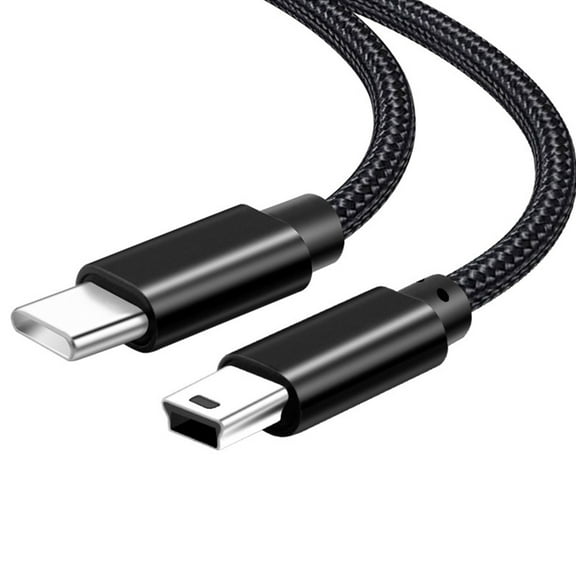 Yammee Universal Type-C to Mini USB Connector Cable Quick Charging Cord Data Sync Line 50cm/1m/200cm/2.5m/300cm Length