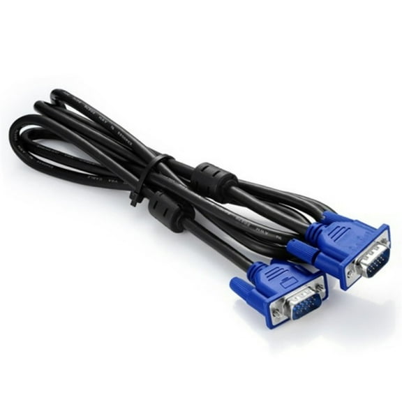 Yammee VGA Cable for Reliable Video Output from Laptop to Display 15Pin Male Plugs