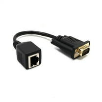 Yammee VGA to RJ45 Adapters Cord 15cm/5.9in VGA to RJ45 Ethernet Port Converters Wire