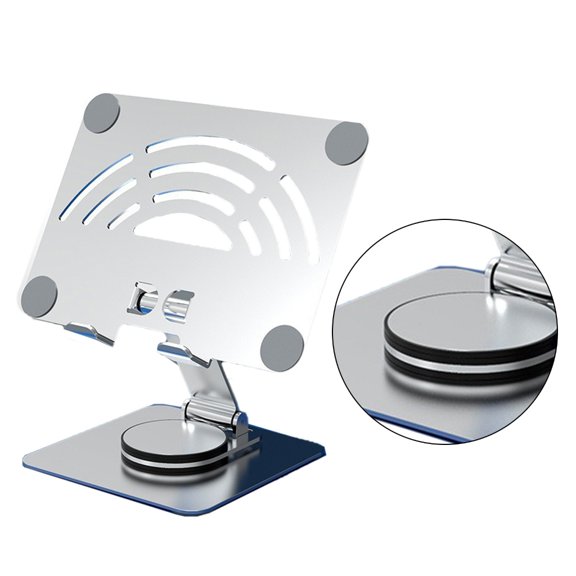 Yammee Versatile Tablet Holder with 360 Swivels & Height Adjustment Flexible Tablet Clamp with 360 Degree for Household