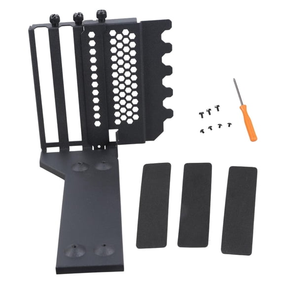 Yammee Vertical GPU Mounting Bracket PCIE3.0 X16 Slot Bracket With Toolless Adjustment For Gaming PC PCIe 3.0 Compatible