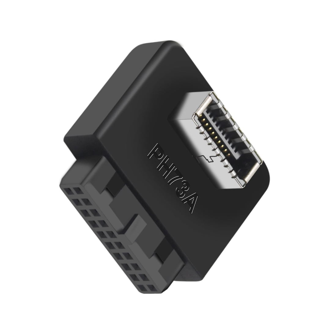 Yammee Vertical Header Splitter Adapter Front Panel TypeE to 19/20Pin ...