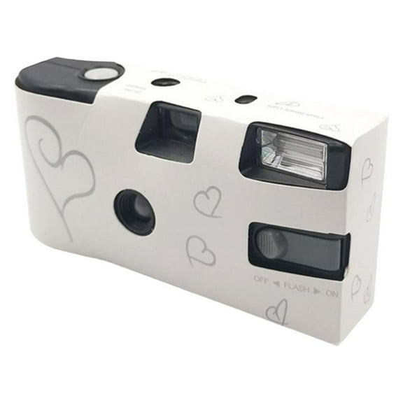 Yammee Vintage Disposable Camera 35mm Flash Function 27 Films Wedding Gift