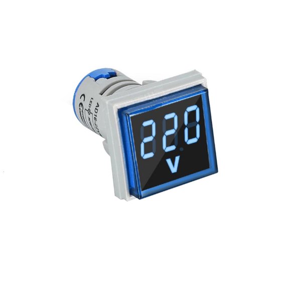Yammee Voltages Meters with Bright LED Screen High Precisions Voltmeter Voltages Tester Device for Stable Voltages Monitoring