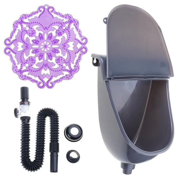 Yammee Wall Mounted Waterless Urinal Space Saving Wall Hung Urinal Space Efficient Sanitary Solution for Home & Public Space