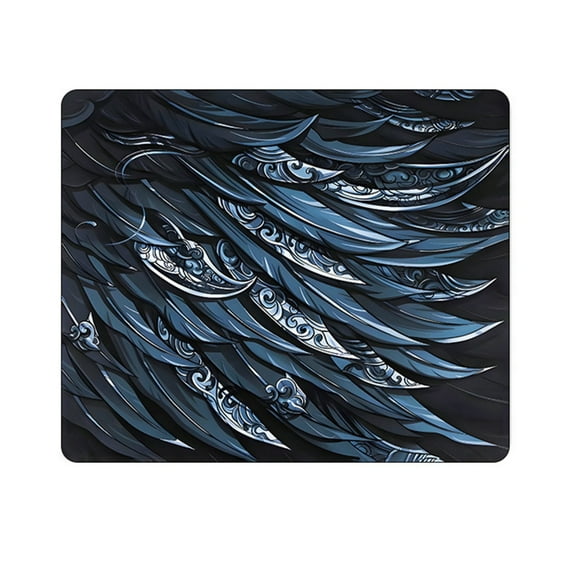 Yammee Washable Large Desk Mouse Pad 400x450mm Soft Rubber Surfaces for Precision Gaming and Office Work