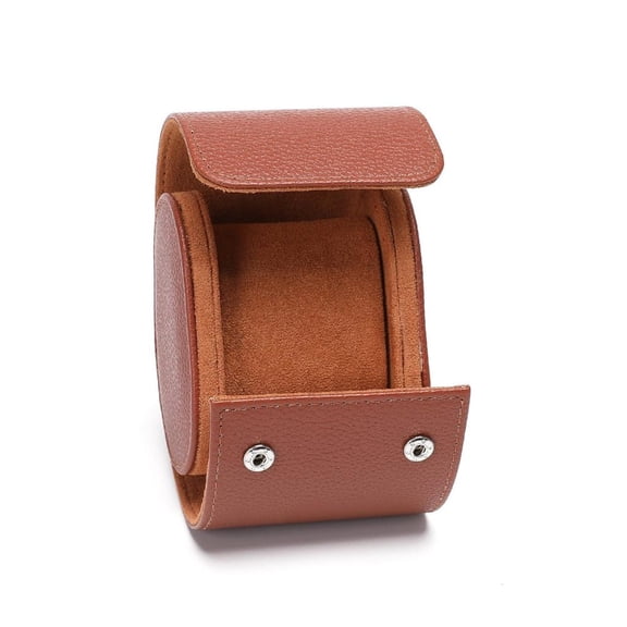 Yammee Watch Box for Men Women Watch Roll Case 1/2/3Slot PU Leather Watch Organizers