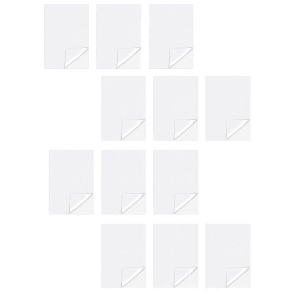 Yammee Water Soluble Stabilizer Sheets, Self Adhesive for Machine Embroidery Stitching, Tear Away Embroidery Stabilizer Backing