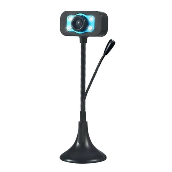 Yammee Webcam Webs Camera with Noise Reduction Microphone for Online Desktop Computer