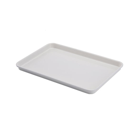 Yammee White Baking Pans Non Stick Rectangular Pans Cheese Cookie Bread Baking Plates