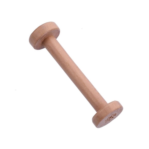 Yammee Wood Spool for Craft Wood Empty Spools Small Empty Thread Spools Sewing Tool