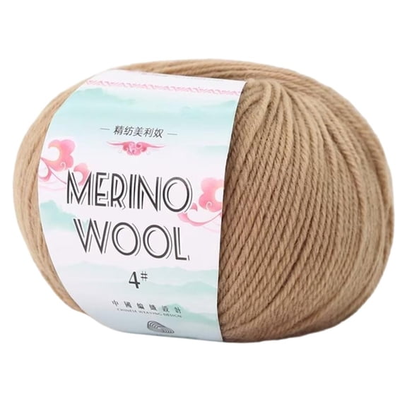 Yammee Wool Yarn Soft Worsted Weight Yarn For Beginner Adult Knitting Rugs