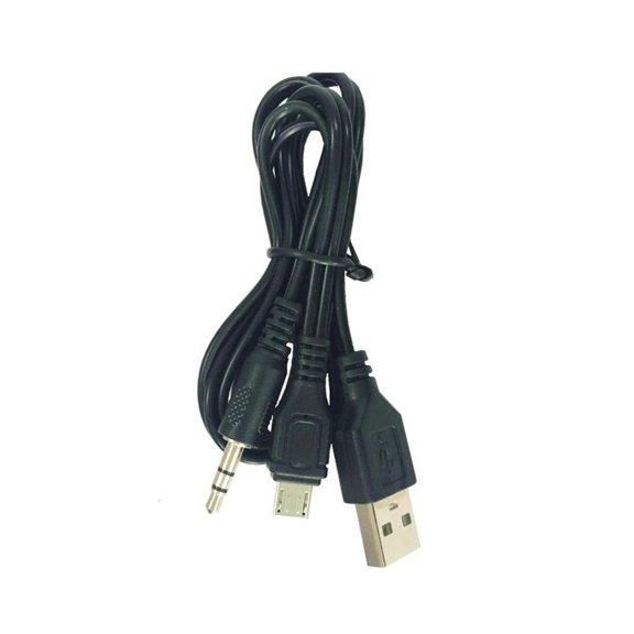 Yammee Y Shaped Sound Adapters Cable for USB Powereds Devices and Auxes Equipment