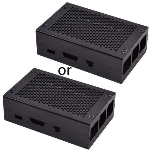Yammee for 4 Model B Alloy for Case, Passive Cooling Aluminum Alloy Protective for Shell Metal Enclosure for Pi 3B