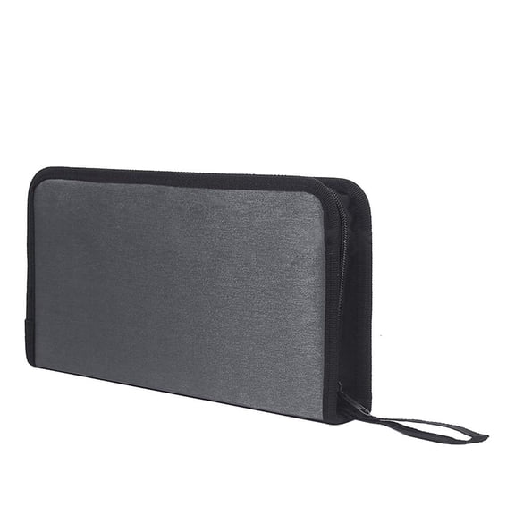 Yammee for 80Pcs CD Storage Case- CD DVD Booklet Holder CD DVD Discs Fabric Cloth Handbag CD/DVD Organizer Case