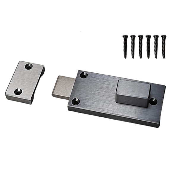 Yammee multifunction Aluminum Door Bolt Quick Installation Door Bolt for Bedroom & Kitchen