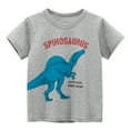 thumbnail image 1 of Yammkia Baby Dinosaur Shirt Baby Boys Dinosaur T shirts Long Sleeve Cartoon Athletic Kids Tee Shirts Christmas Sweater for Toddler Boy for 6-7 Years,Grey, 1 of 3
