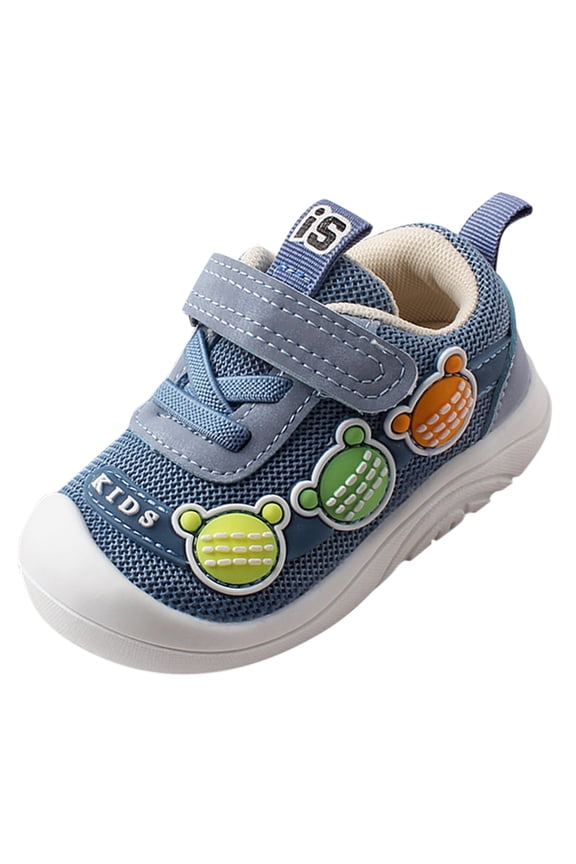 Sneakers Toddler Shoes Boys Baby Shoes Boys Girls Sneakers Non-Slip Rubber Sole Toddler First Walker Shoes for 7,Sky Blue