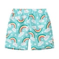 thumbnail image 1 of Yammkia Toddler Biker Shorts Girls Toddler Boy Shorts Toddler Boy Clothes Shorts with Drawstring Boys Shorts Cotton Shorts for Boys for 7-8 Years,Mint Green, 1 of 5