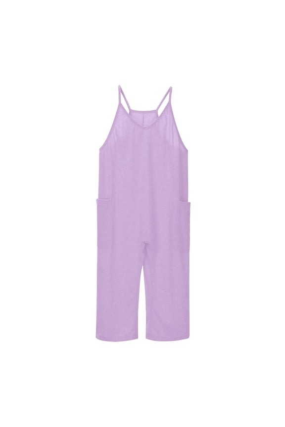 Toddler Girl Summer Outfits Toddler Baby Girl Outfit Print Overalls Bell Bottom Jumpsuit Suspender Romper Pants Western Clothes Purple Size,6-7 Years